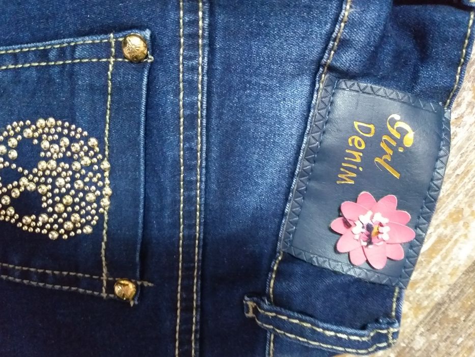 Desigual 128, ватирани дънки, ватиран панталон 128