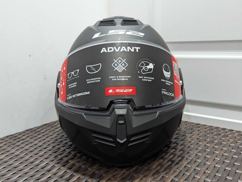 Casca moto LS2 Advant, marime L - flip-back, ochelari