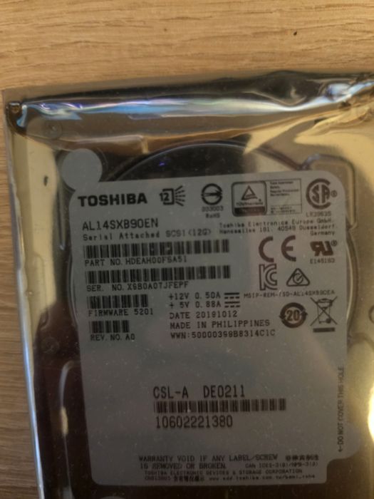 Hdd sas Fujitsu 900gb 10k sigilat