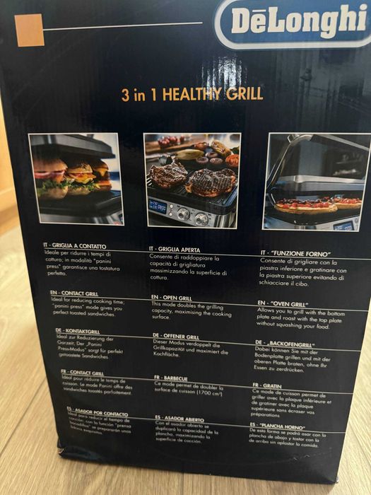 DeLonghi MultiGrill CGH1030D гриль-вафельница 3 в 1