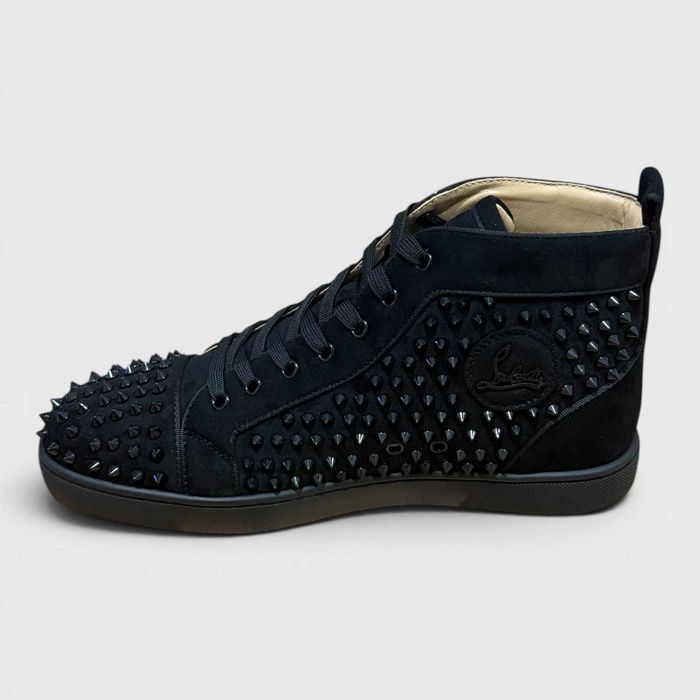 Christian Louboutin High Top Spike Sneakers – Negri – Mărimea 43