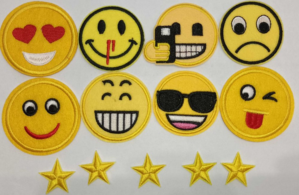 Нашивки Пачове с Велкро Топло Лепене, Бродирани, Гумирани Пакет 5-10бр