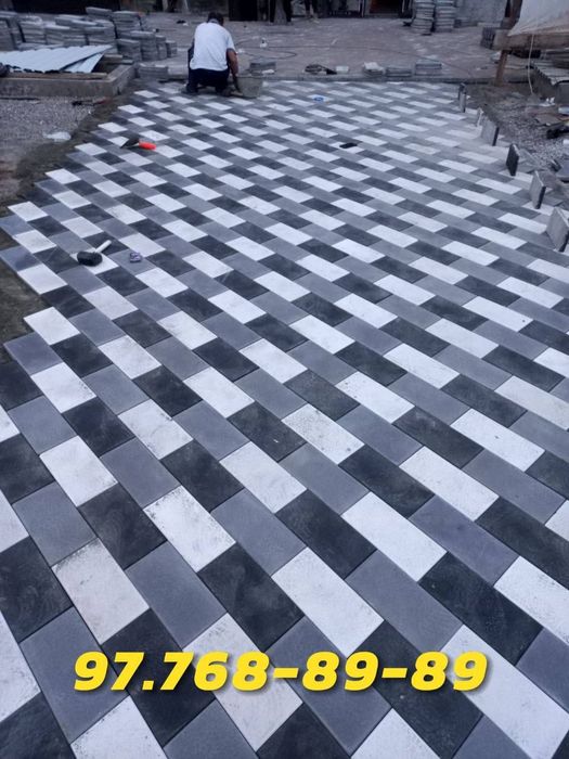 38000 су́мдан бошланади Брусчатка тротуарная плитка