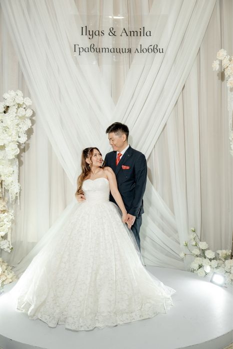 Свадебное платье кружевное