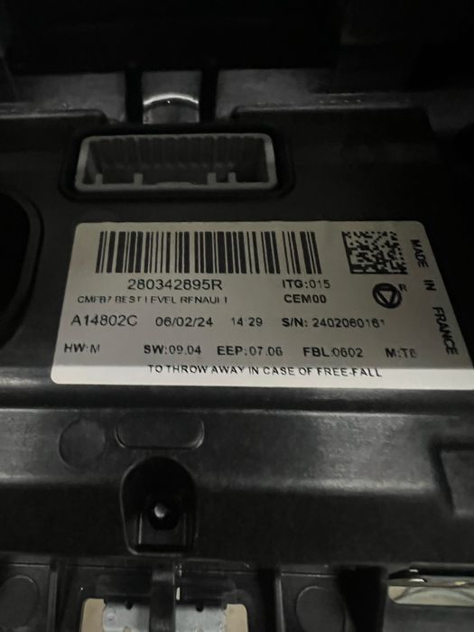 Display bord navigatie renault captur 2 arkana