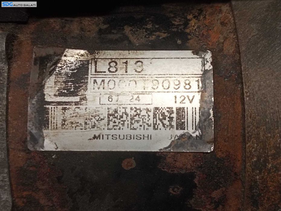 Electromotor cu 11 Dinti Cutie Manuala Mazda 3 1.8 B 2003 - 2009 Cod M000T90981 [M5579]