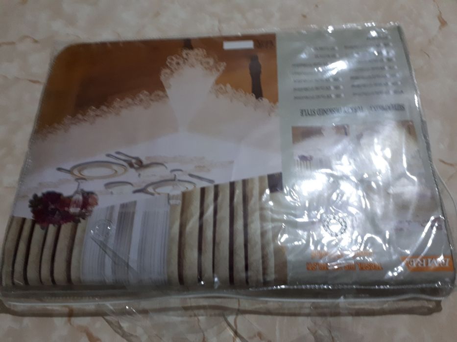 EMRE TEXTIL135см×135см.тогара ураш учун , писменний пласмассали столи