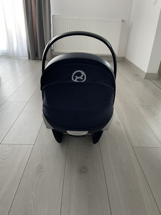 Scoica auto CYBEX Cloud Z i-Size Plus Nautical Blue + adaptori carut