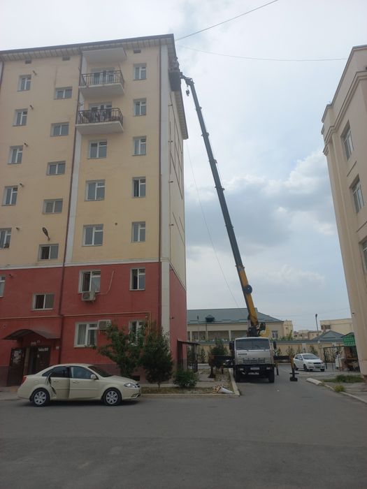 Манипулятор, kamaz, 7.5 ton. 24m strela vishkasi bor. Bort 6m.