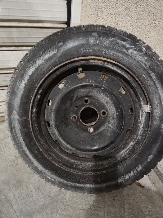 Riken зимна гума с джанта 165/70 R14 като нова
