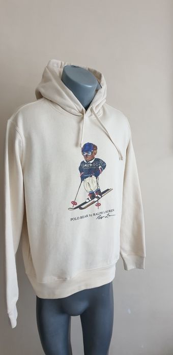 POLO Ralph Lauren Bear Hoodie Mens Size M НОВО! ОРИГИНАЛ! Мъжки Суичър