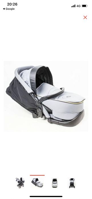 Коляска универсальная 2 в 1 Skillmax Wonder, серый