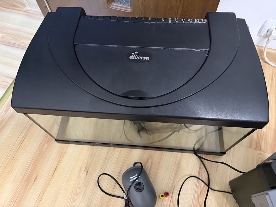 Acvariu 54 litri, filtru canistra boyu + accesorii