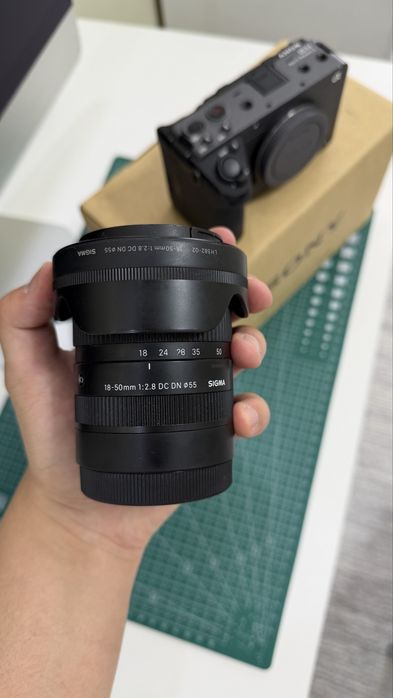 Sony fx30 + Sigma 18-50 f2.8