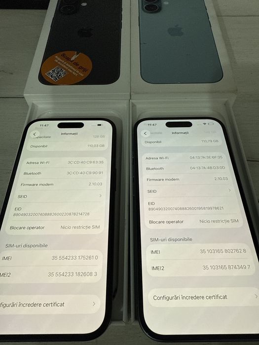 Iphone 16 128Gb Full Box ca Noi
