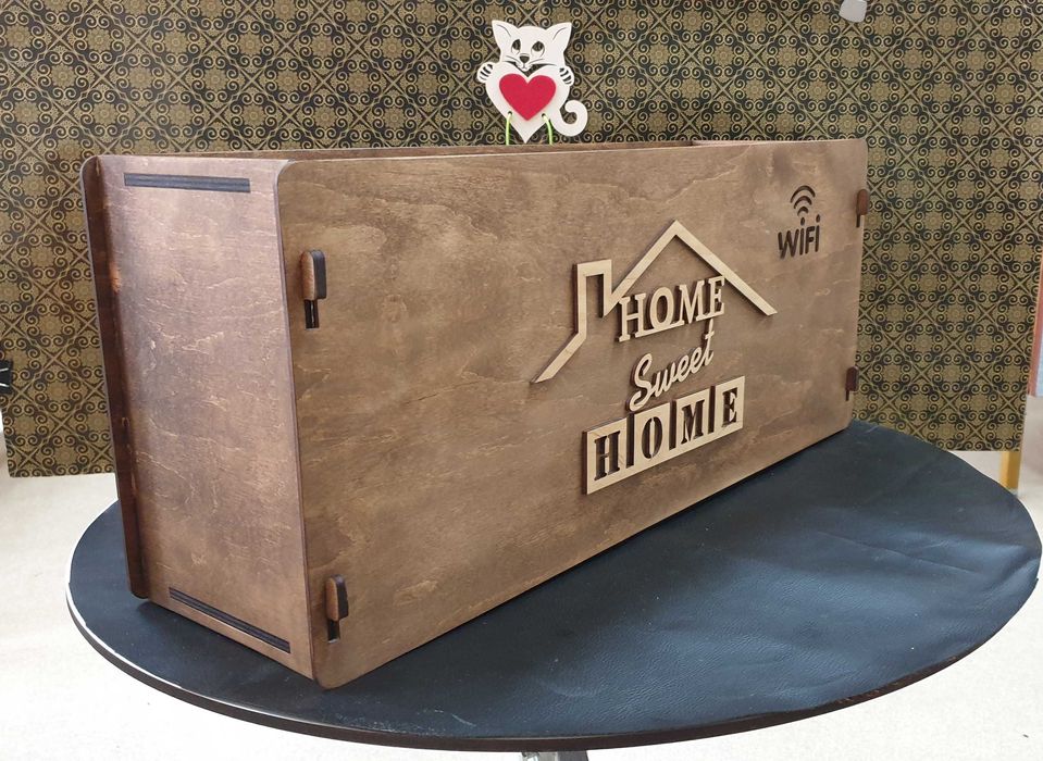 Декоративная полка для WiFi роутера.