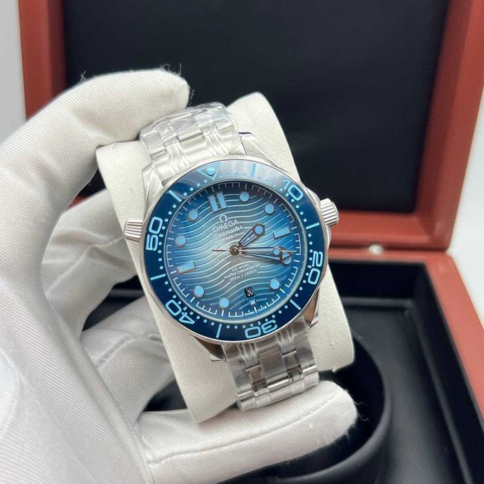 omega seamaster diver 300m summer blue