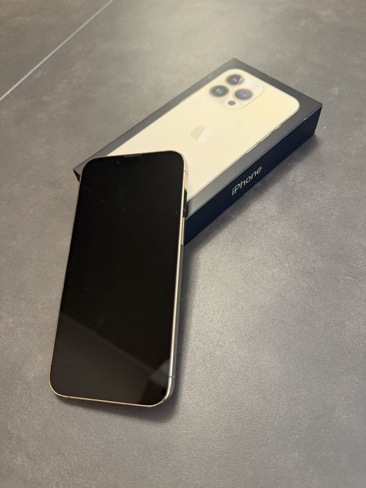 Iphone 13 pro 128gb gold с подарък case и протектор