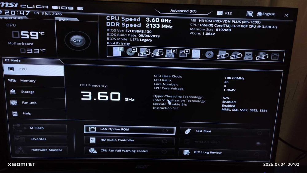 Placa de bază: H310M PRO-VDH PLUS