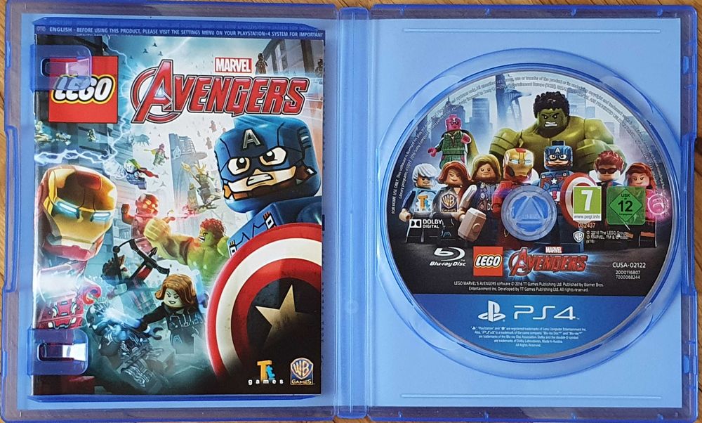 LEGO Marvel Avengers PS4 Playstation 4 Плейстейшън 5 игра PS5 PS ЛЕГО