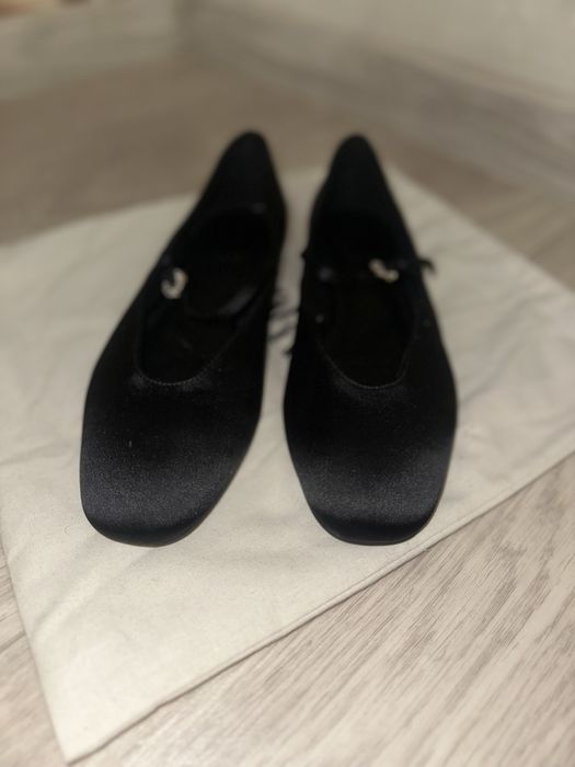 Балетки Zara атласные