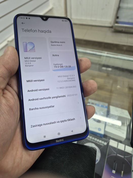 Redmi Note 8 ideal holatda sotiladi