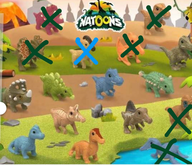 Kinder фигурка динозавры