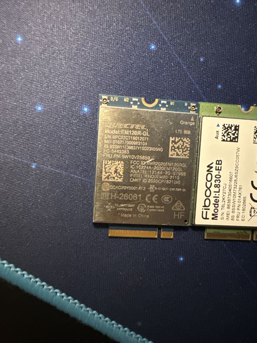 Modul modem Fibocom si Quectel