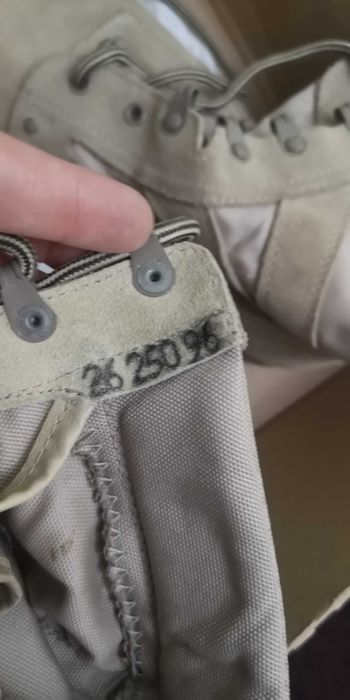 Bocanci Combat Vara Piele intoarsa Crem Doua Perechi