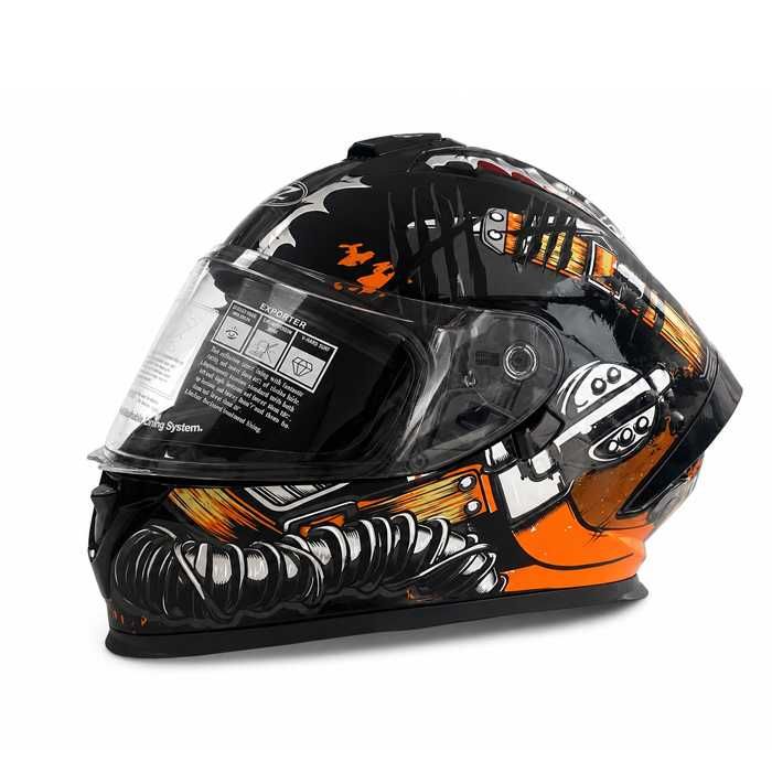 Каска за мотор, скутер, ATV - Dual Visor - M или L