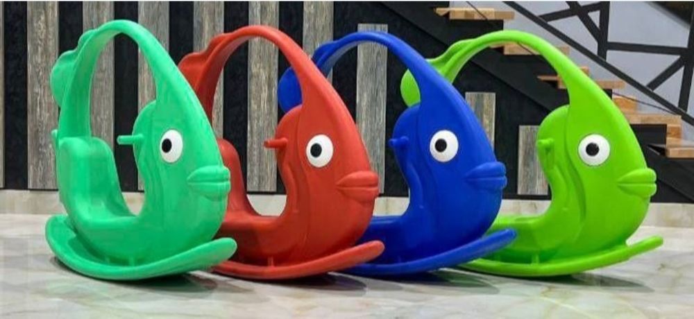 Даставка бесплатная детская рыбка  качела