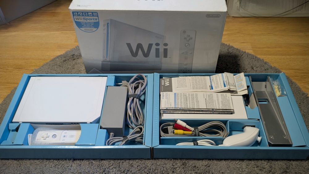 Consola Nintendo Wii White Full Box  Impecabila 2manete