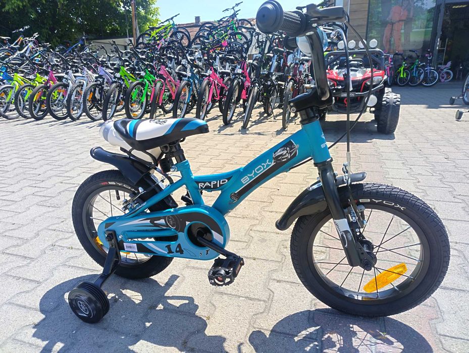 BYOX Велосипед 14" RAPID син