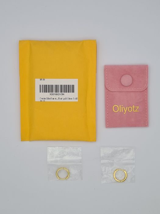 Cercei Oliyotz Gold cu zirconiu