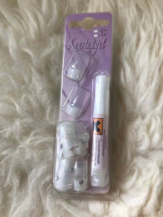 Изкуствени ногти Прозрачни с камъчета