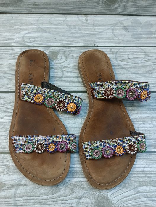 Lazamani N 38 кожени сандали