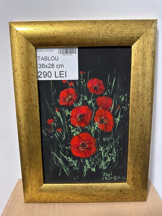 8 buc Tablou cu Picturi Diverse; Decoratiuni; Tablou Vintage cu flori