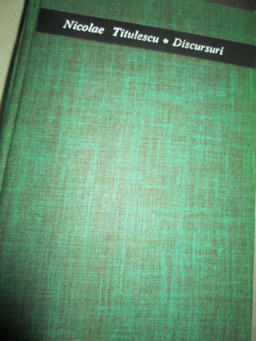 1967  carte Discursuri - Titulescu
