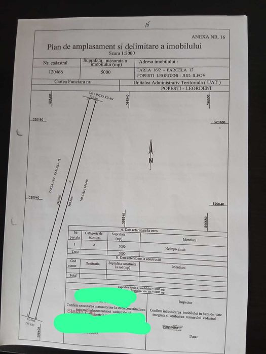Teren intravilan popesti leordeni