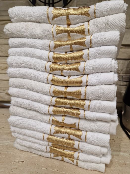 Presuri tesute la razboi, stergare alb/negru bumbac