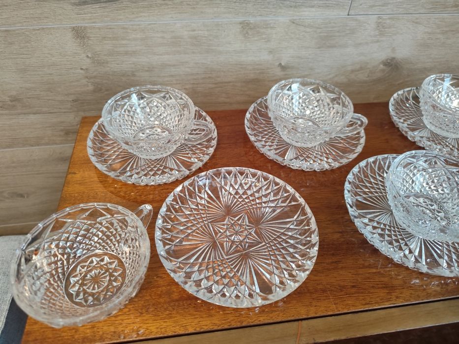 Кристален сервиз, оловен кристал