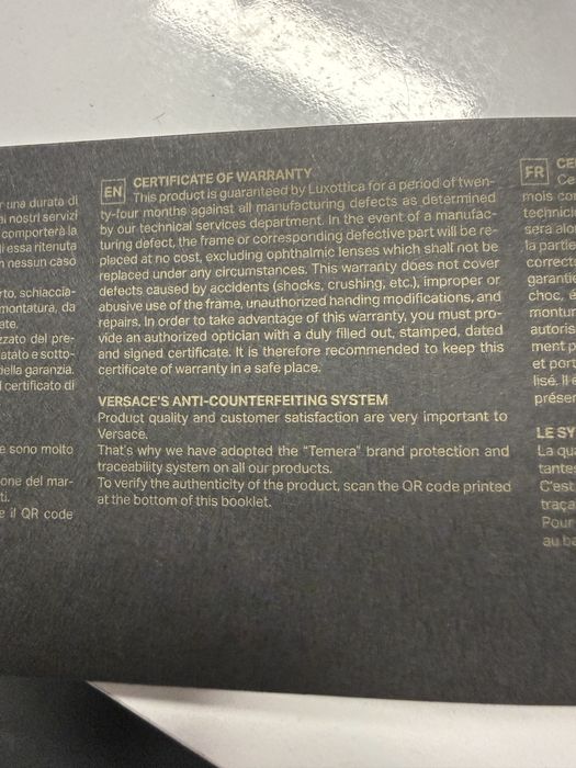 Уникални слънчеви очила VERSACE!!!