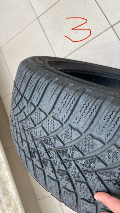 3 зимни гуми 225/50/17 DOT 2523 Bridgestone Blizzak lm005