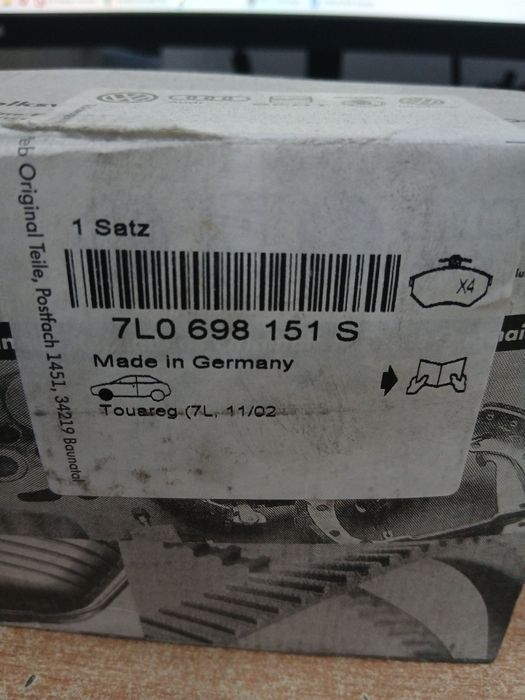 Set placute frana fata VW Touareg