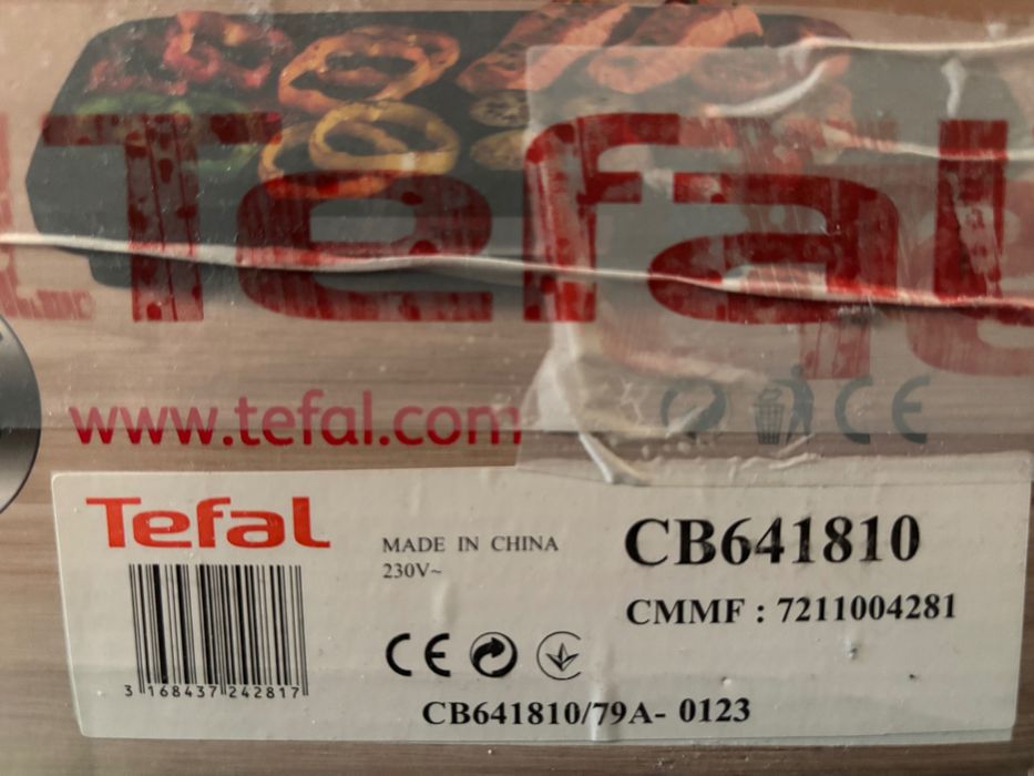 Gratar Electric TEFAL Plansha Booster CB641810, 2200W - Nou, sigilat