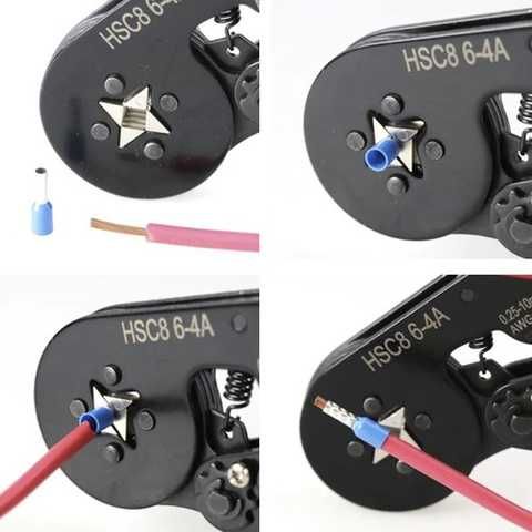 Клещи за кримпване на втулкови накрайници 0,25 до 10 mm Bigstrene