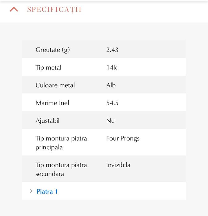 Inel de logodna Teilor