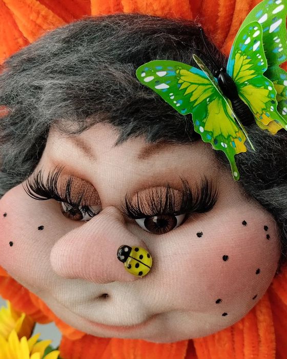 Куклы-цветы из капрона