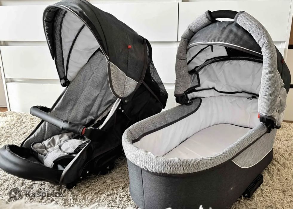 Детская коляска + манеж