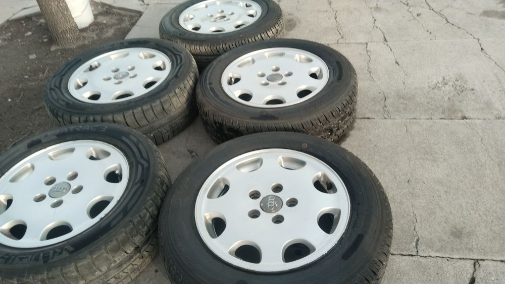 Диски на Ауди,с летней резиной,
